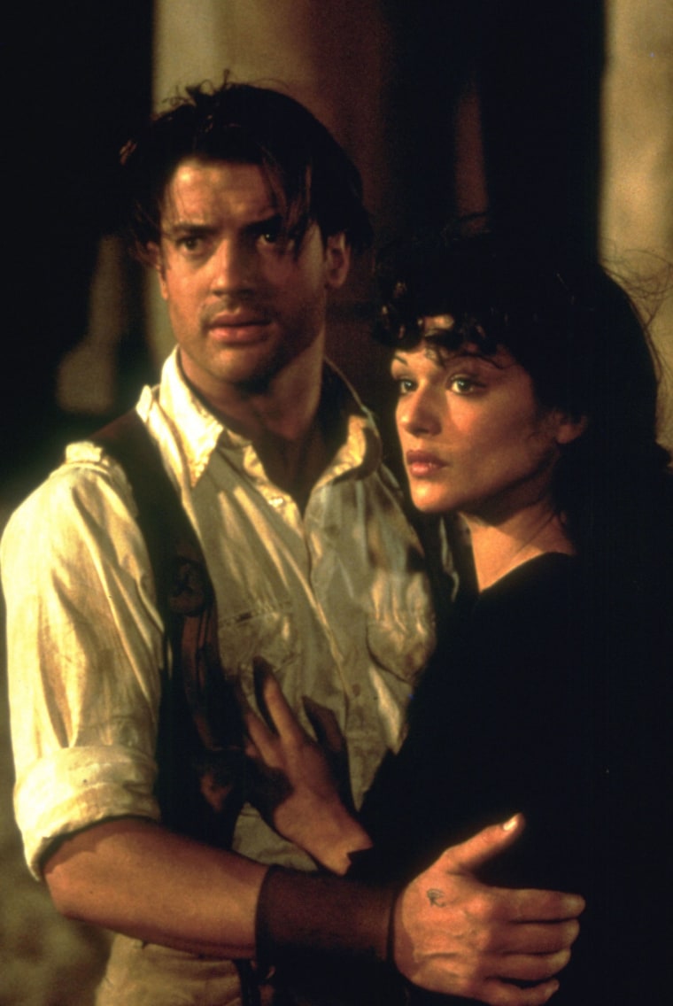 Rachel Weisz and Brendon Fraser in "The Mummy."