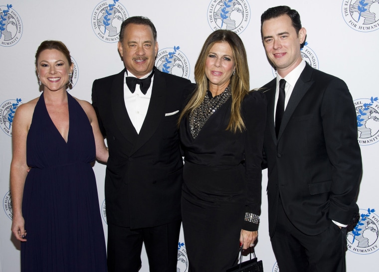 Tom Hanks, Rita Wilson, Colin Hanks, Samantha Bryant