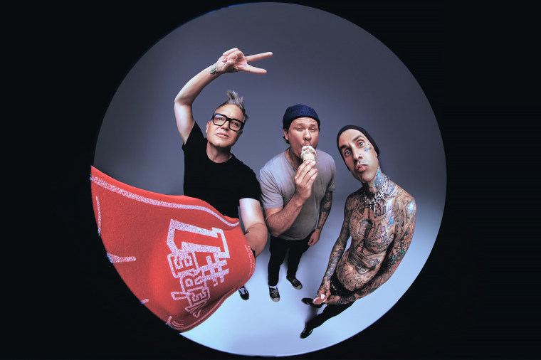 Travis Barker, Tom DeLonge and Mark Hoppus reunited as Blink-182 earlier this year for upcoming world tour.