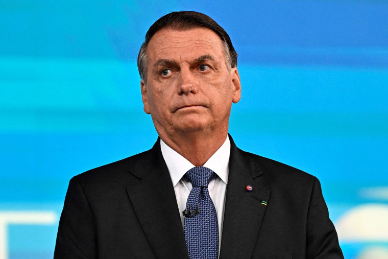 Jair Bolsonaro in Rio de Janeiro, Brazil, on Oct. 28, 2022.