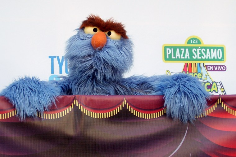 Pancho of "Plaza Sesamo," the Latin American version of "Sesame Street," during a show in Mexico City in 2013.