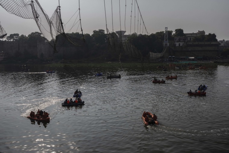 Friends and family mourn lives lost in India bridge disaster