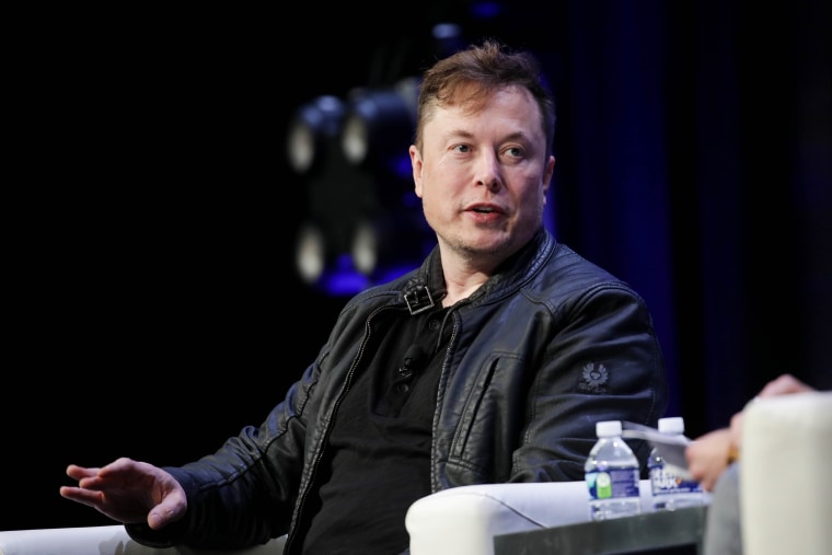 Elon Musk attends SATELLITE 2020 conference