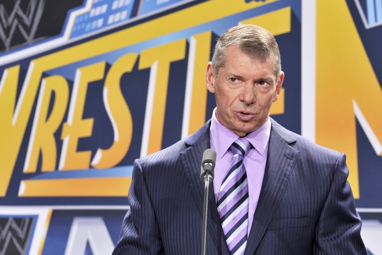EAST RUTHERFORD, NJ - FEBRUARY 16: Vince McMahon attends a press conference to announce that WWE Wrestlemania 29 will be held at MetLife Stadium in 2013 at MetLife Stadium on February 16, 2012 in East Rutherford, New Jersey.