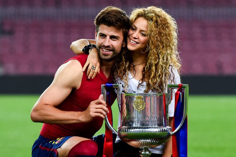 Gerard Pique and Shakira in Barcelona, Spain, on May 30, 2015. 
