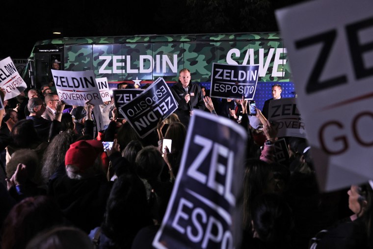 Image: Republican Gubernatorial Candidate For New York Lee Zeldin Campaigns On Staten Island