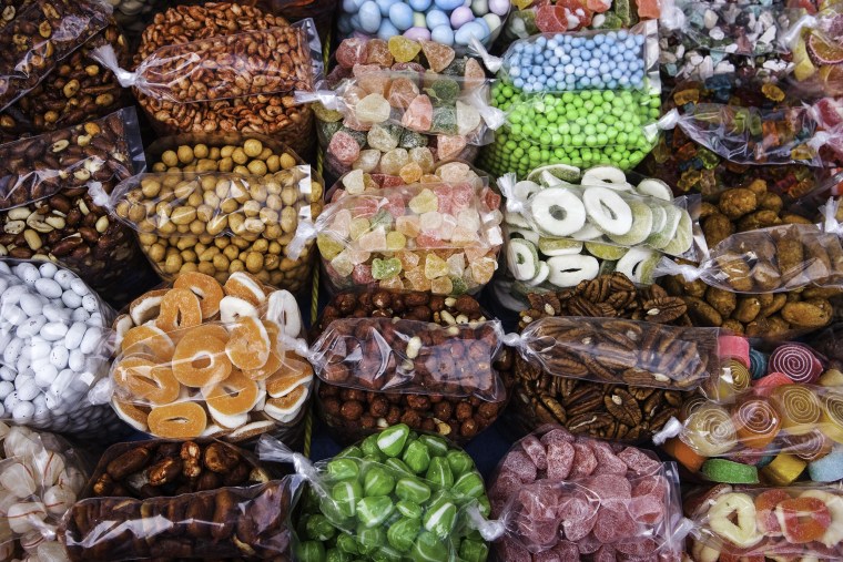 Sweets and nuts for sale in Guatemala