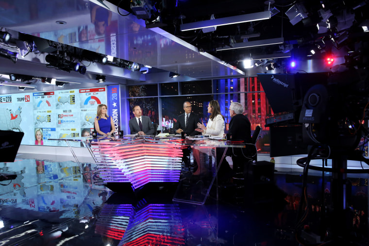 Nicolle Wallace, Chuck Todd, Lester Holt, Savannah Guthrie, and Tom Brokaw cover the 2016 election 