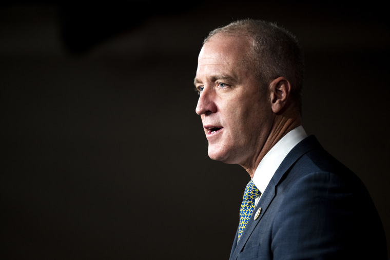 UNITED STATES - FEBRUARY 8: Rep. Sean Patrick Maloney, D-N.Y., speaks during the House Democrats news conference in the Capitol on Tuesday, February 8, 2022.