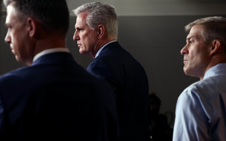 Image: Kevin McCarthy Holds Press Conference After Dispute Over Jan 6th Committee Members