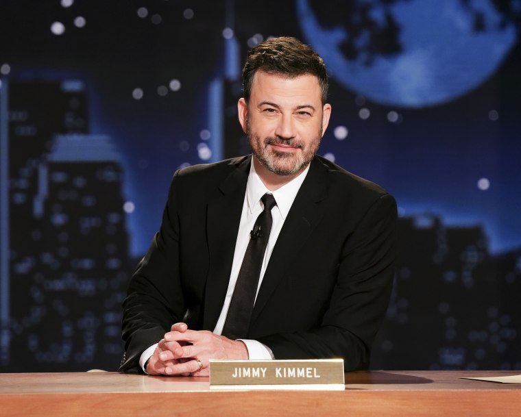 Jimmy Kimmel, on his show, "Jimmy Kimmel Live!" 