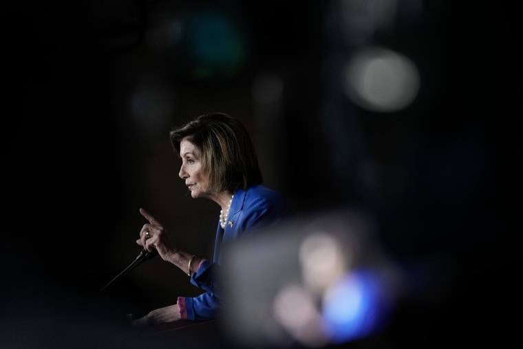 Image: Speaker of the House Nancy Pelosi speaks during her weekly news conference on September 22, 2022 in Washington. 