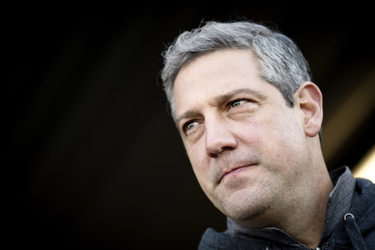 Tim Ryan Campaigns For Senator In Ohio Ahead Of Next Week's Midterm Election