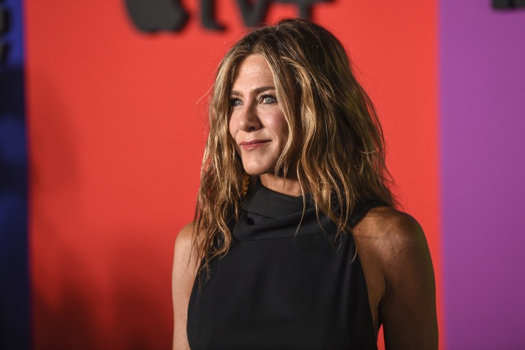 Jennifer Aniston attends the world premiere of Apple's "The Morning Show" on Oct. 28, 2019, in New York.