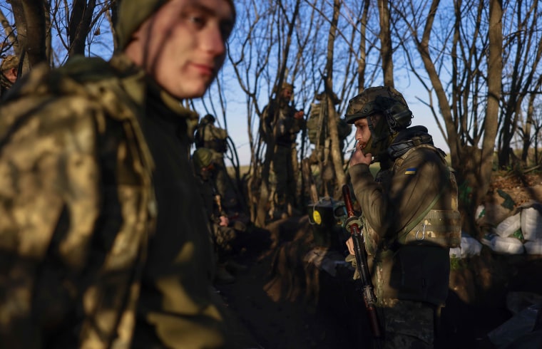 At the frontline in the Kherson region, Ukraine. 