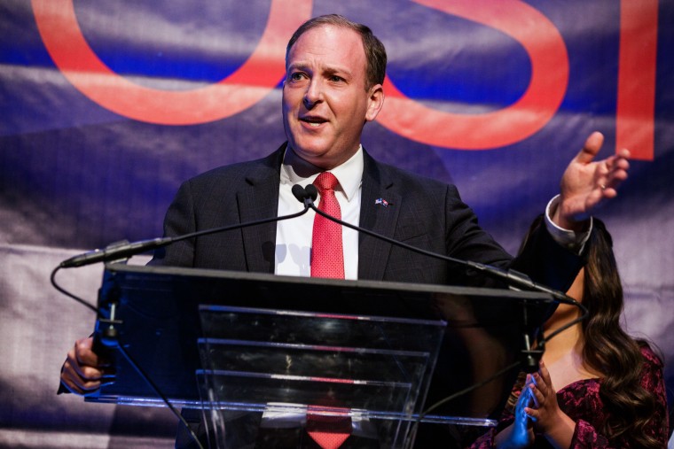 Rep. Lee Zeldin, R-N.Y., at an election night event in New York on Nov. 8, 2022.