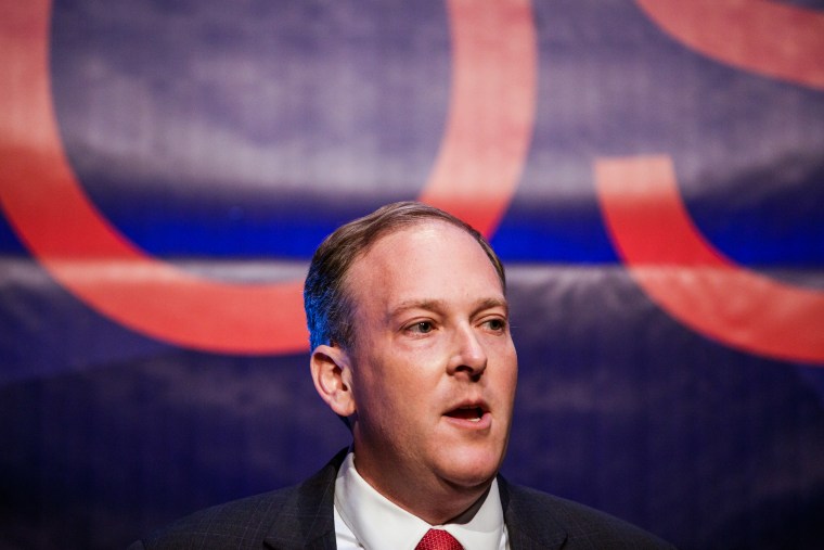 Rep. Lee Zeldin, R-N.Y., at an election night event in New York on Nov. 8, 2022.