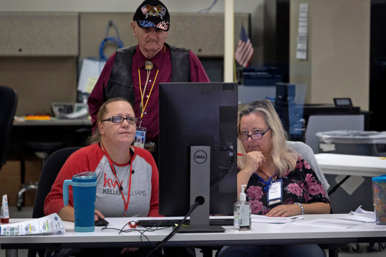 Image: Ballot Counting Continues In Arizona Day After Midterm Election