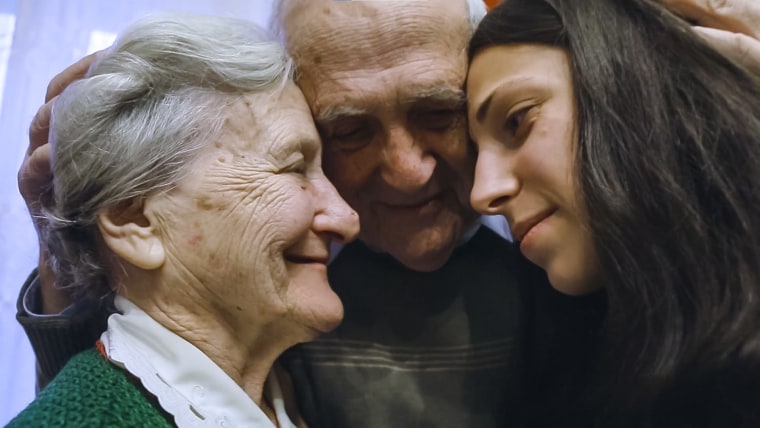 Rachel and her grandfather Karl reunite with Paulina Plostkaj, the woman who saved his life by helping his family find a place to hide.