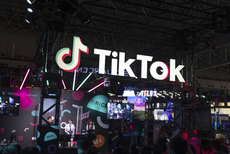 The TikTok booth at the Tokyo Game Show