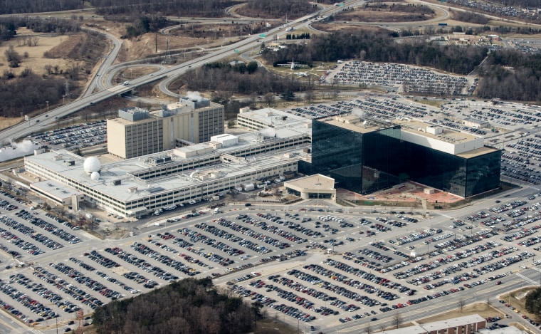 Image: The National Security Agency (NSA) headquarters at Fort Meade, Md. on January 29, 2010.   