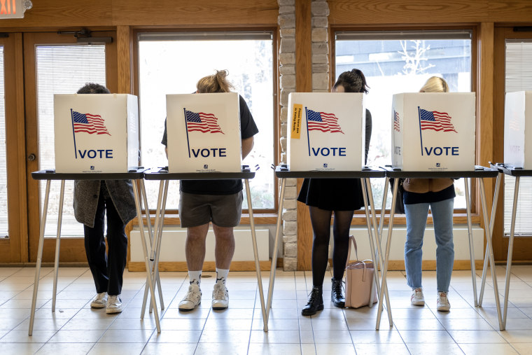 Image: Americans Head To The Polls To Vote In The 2022 Midterm Elections