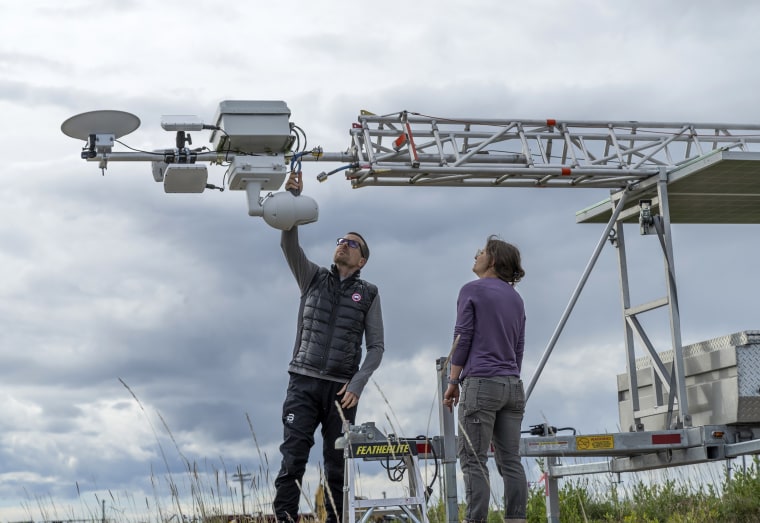 Geoff York, the senior director of conservation and staff scientist at Polar Bears International, is helping lead testing of radar technology to detect polar bears.