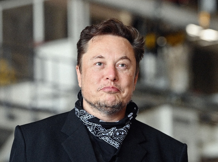 Elon Musk at the Tesla Gigafactory in Germany on August 13, 2021.