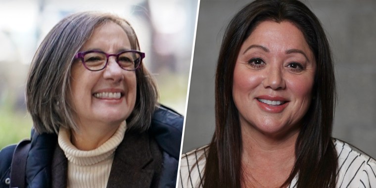 Democrat Andrea Salinas, a candidate in Oregon's 6th congressional district, and Republican Lori Chavez De-Remer a candidate for Oregon's 5th Congressional District. 