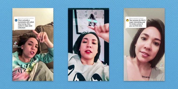 Kristen Sotakoun, who goes by notkahnjunior on TikTok, is behind a viral TikTok series devoted to “consensual doxxing.”