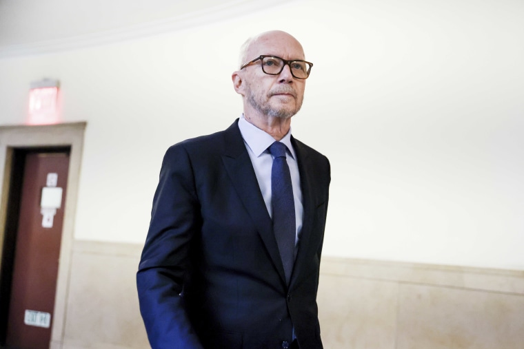Paul Haggis arrives for his trial in New York City on Nov.2