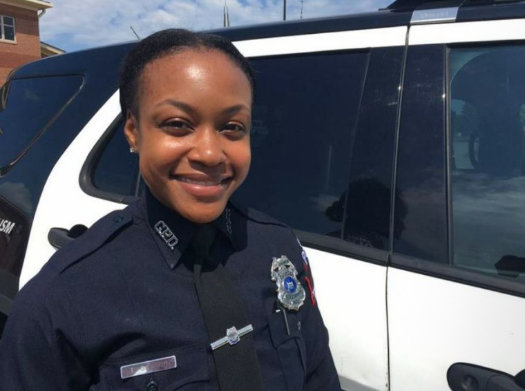 Officer Tiffani Gatson of the Greece, N.Y., police department.