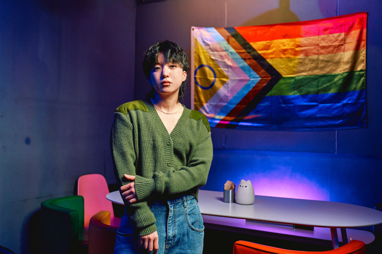 June Green is a trans-male bartender, recording artist and human rights activist in Seoul. Since national law provides no protection from discrimination based on gender identity, “I often feel threatened to just walk on the street,” Green said.