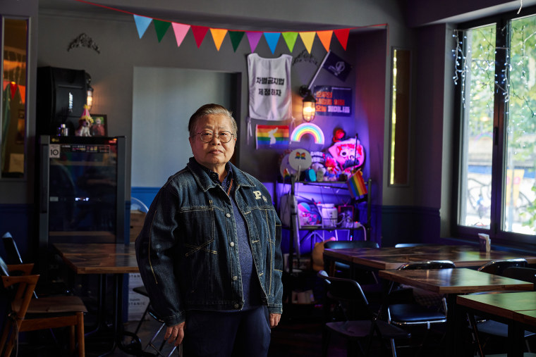Lesvos, 66, owns South Korea’s first lesbian bar.