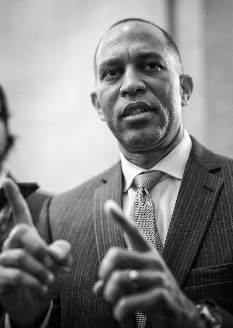 House Democratic Caucus Chair Hakeem Jeffries, D-N.Y., at the Capitol on Nov. 17, 2022.