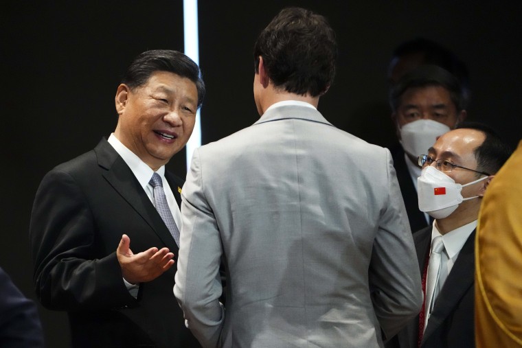 Xi Jinping and Justin Trudeau appear to disagree at the G20 Summit.