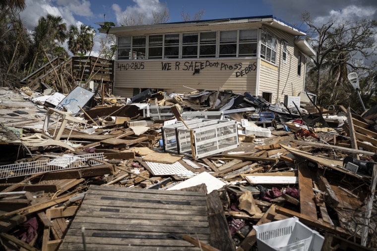 The home Michael Yost was renting in Fort Myers Beach, Fla. 