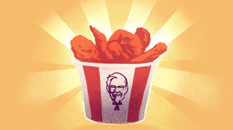 Bucket of KFC.