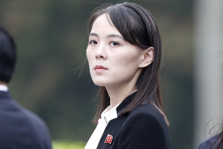 Kim Yo Jong, sister of North Korea's leader Kim Jong Un, attends wreath laying ceremony at Ho Chi Minh Mausoleum in Hanoi, March 2, 2019.