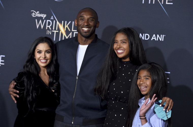 Image: Vanessa Bryant, Kobe Bryant, Natalia Bryant, Gianna Maria-Onore Bryant