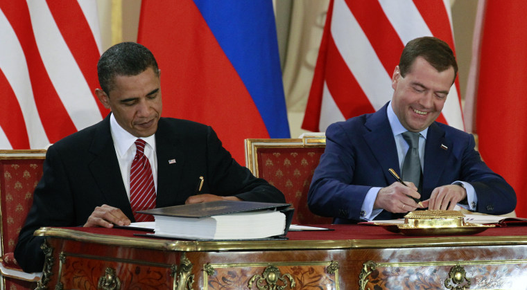 Barack Obama, Dmitry Medvedev