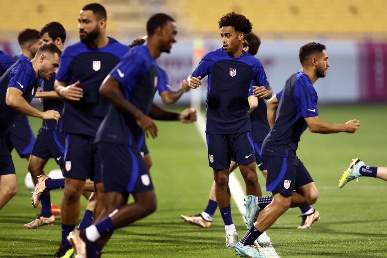 Image: USA training session - FIFA World Cup Qatar 2022