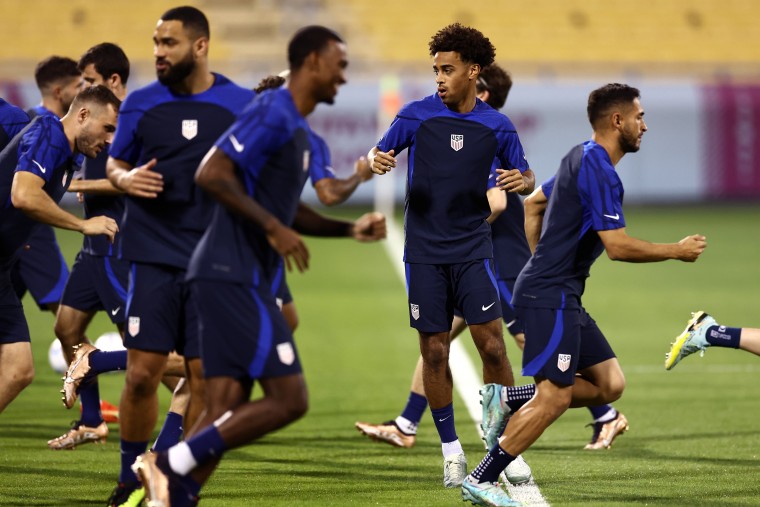 Imagen: Sesión de entrenamiento de EE. UU. - Copa Mundial de la FIFA Qatar 2022