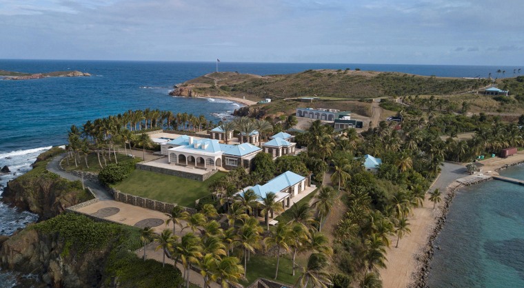 Jeffrey Epstein's estate on Little St. James