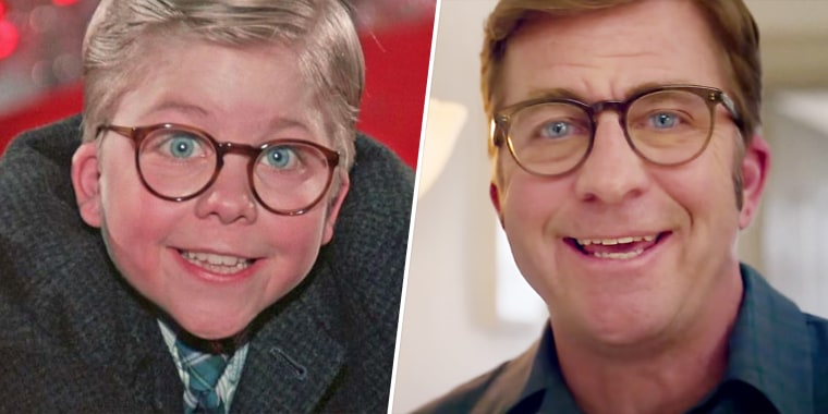 Peter Billingsley as Ralphie, then and now.
