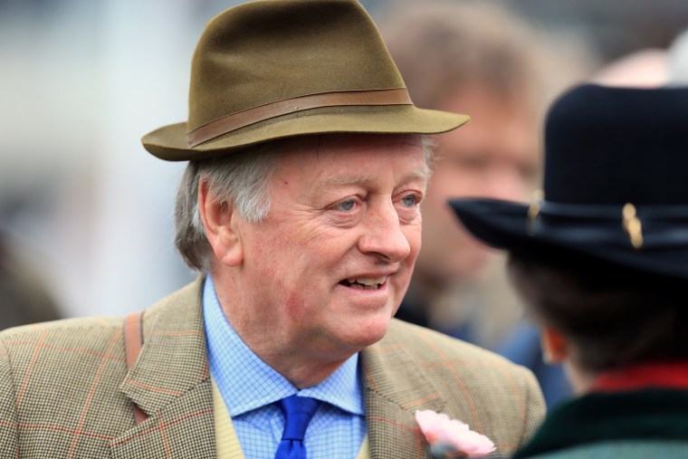 Andrew Parker Bowles during Gold Cup Day at Cheltenham Racecourse