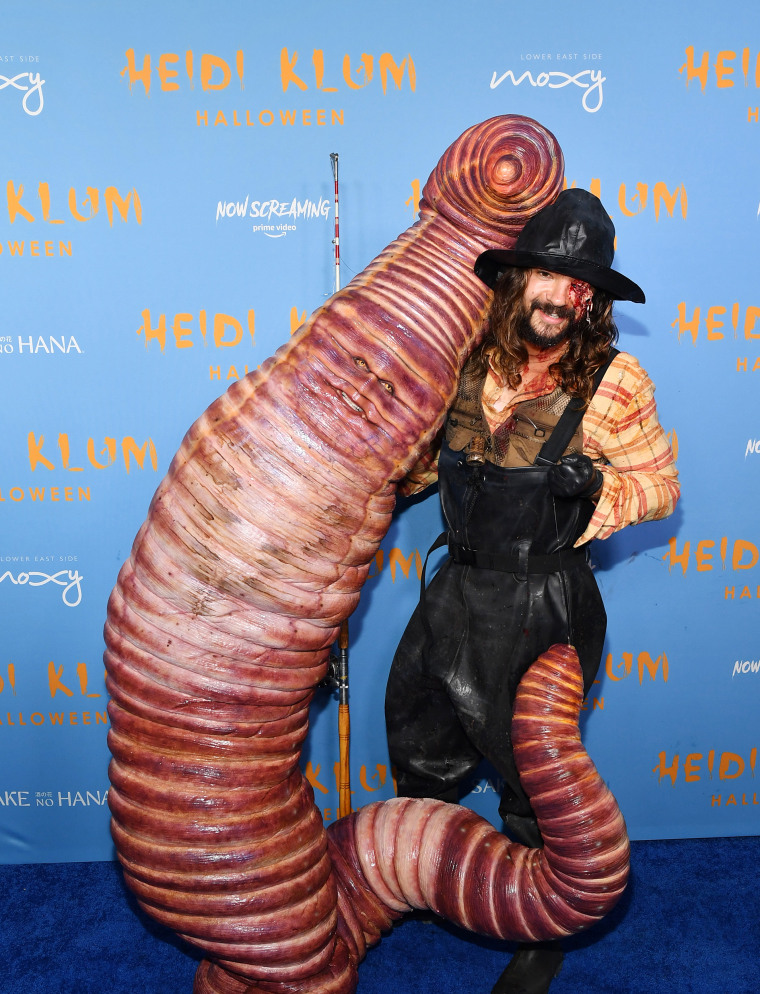  Heidi Klum attends her annual Halloween Party at Sake No Hana at Moxy Lower East Side on October 31, 2022 in New York.