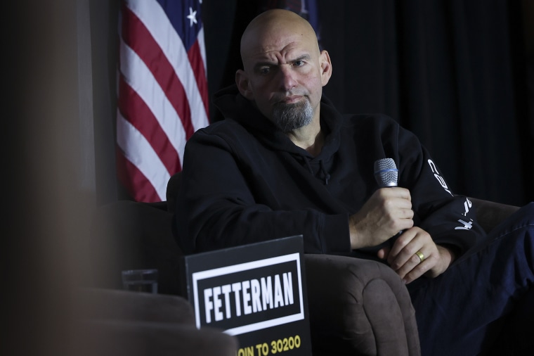 PA Democratische Senaat kandidaat John Fetterman voert campagne voor tussentijdse verkiezingen