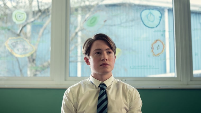 Kit Connor as Nick Nelson in "Heartstopper" on Netflix.