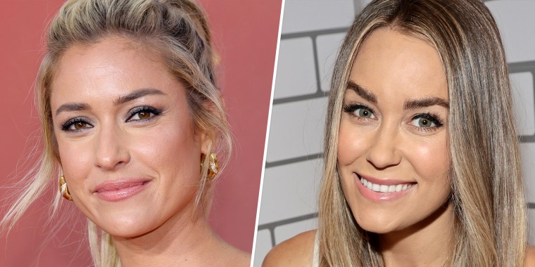 Former "Laguna Beach" co-stars Kristin Cavallari, left, and Lauren Conrad opened up about their onscreen feud on the "Laguna Beach" rewatch podcast "Back to the Beach with Kristin and Stephen."